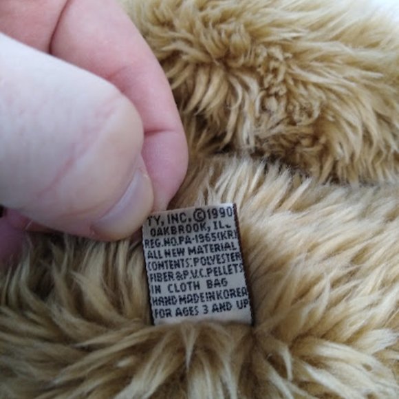 Ty Aurora Teddy Bear 1990 - Picture 3 of 4
